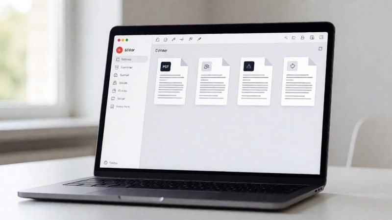 pdf编辑器 免费在线 示意图